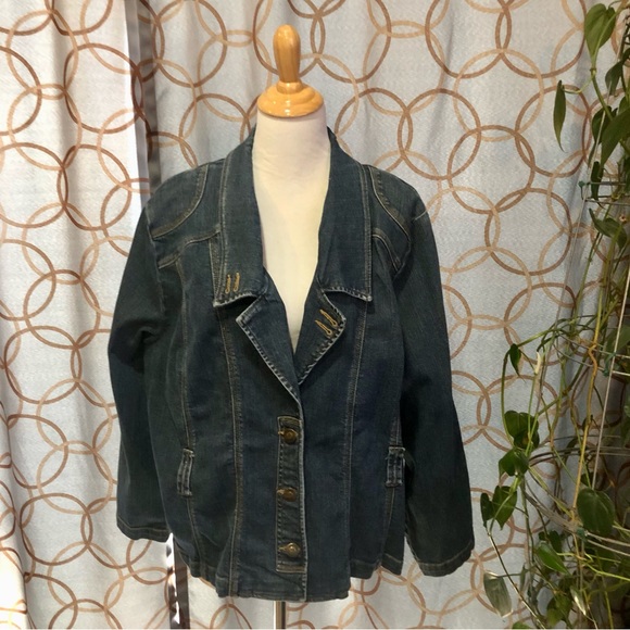 Motto Your Style Mantra Denim / Jean Jacket Size XL - Picture 1 of 7